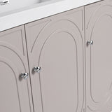 48" Freestanding Bathroom Vanity & 3 Soft-Close Cabinet Doors -Excluding Sink W999P241062