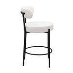 ZUN Woker Furniture Modern Counter Height Stools Set of 2, Uphsoltered 26" Seat Height Barstools with W1567P147206