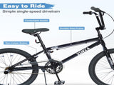 Freestyle Kids Bike 20 Inch Single Speed Children's Bicycle for Boys Girls Age 7 Years W1019P289650
