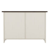 Drawer Dresser, Bar Chest, Dining Sideboard, Storage Cabinet with Silent Sliding Doors and Three W1580P242930