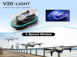 2026 2 Battery V20 RC Drone 6K HD Dual Camera WiFi FPV Foldable Quadcopter Camera Drone ,Logistic is 45945798