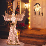 5-foot Christmas angel with 100 warm white lights 93944795