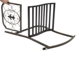 Flat Tube Single Rocking Chair Bronze Color 75081666