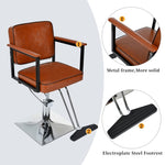 ZUN Classic Barber Chair,Styling Salon Chair with Hydraulic Pump Swivel Barber Chair,for Beauty Salon WF323429AAR