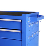 ZUN Rolling Tool Chest with Wheels and 8 Drawers, Detachable Large Tool Cabinet with Lock for Garage, W1239132602