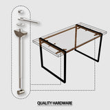 59 " dining table modern industrial rectangular MDF natural wood , 4-6 people, 1.5" thick T2396P279780