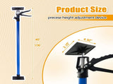 360&deg Rotating Adjustable Support Rod with 45&deg Tilt Stand, Height-Adjustable, Quick-Release W1422P325954