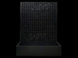 Metal Planter Box with Trellis 70.9in H x 43.3in W x 15.8in D - Outdoor Raised Garden Bed with W1586P455883