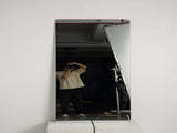 56"x 15" inch Full Body round corner mirror for Living Room Bedroom Cloakroom Wall with W2709P329033