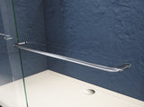 44-48 in. W x 72 in. H Chrome Finish,Sliding Shower Glass Door Adjustable Semi Frameless Shower W2269P324988