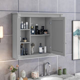 ZUN 35'' x 28'' Wall Mounted Bathroom Storage Cabinet, Medicine Cabinet, Modern Bathroom Wall Cabinet 47836012