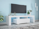 Entertainment TV Stand, Large TV Stand TV Base Stand with LED Light TV Cabinet. W33115869