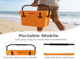25QT Portable Cooler, Insulated Hard Cooler with Bottle Opener, Cup Holder, Forming Ruler, 5-7 Day 25861781