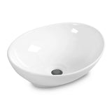 Bathroom ceramic sink oval 16 "x 13" x 5.5 " 12056996