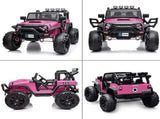 Large Wheels 2 Seater Kids Electric Car Powerful Electric Ride On Truck w/Remote Control, 2 Speeds, 40292667