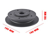 2Pcs Front Wheel Brake Hub Rotor Disc Replacement for John Deere Gator HPX 4x4 615E 815 620i 850D 01996779