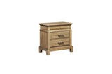 2 Drawer Nightstand w/ Tray - Caramel Finish B2699P353071