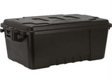 Trunk, Black, Small, 56-Quart Lockable Storage Box 65345953