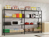 4-layer double row, freely adjustable layer spacing, with adjustable feet, display stand, iron, 43788657