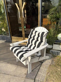 2 Pcs Set High Back Patio Chair Cushions, Tufted Rocking Chair Cushions, Adirondack Cushions for W419P298828