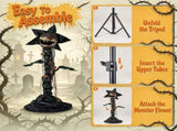 6.2ft Animated Halloween Man-Eater Plant, Sound Activated Monster Plant Prop with LED Color Changing 08263715