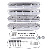 ZUN Polished Engine Valve Covers for Chevrolet Small Block V8 LS1 LS2 LS3 LS6 293 325 364 376 427 Ci 03329255