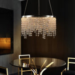 ZUN 15.7-inch Fancy hanging ceiling lamps luxury modern pendant light crystal chandelier W1340P222514