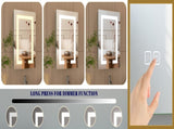 LED Bathroom Wall Medicine Cabinet Mirror 32"24" Lighted Mirror with Storage Recessed or Surface 2 T3177P296182