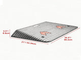 3.5" Rise Rubber Threshold Ramp, Upgraded 1-Channel Door Ramp for Cars, Natural Rubber with Non-Slip 49726580