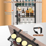 6-Tier Over the Door Pantry Organizer, Large Metal Door Spice Rack, Hanging Heavy-Duty Pantry Door 68119486