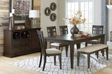 ZUN Dark Brown Finish 1pc Dining Table with Separate Extension Leaf Classic Look Dining Wooden Furniture B011P196946