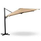 10 FT Cantilever Patio Umbrella 360&deg Rotation & Tilt Adjustment, Square Outdoor Offset Umbrella B082P195468