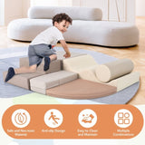 Soft Climb and Crawl Foam Playset 6 in 1, Soft Play Equipment Climb and Crawl Playground for TX307728AAE