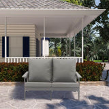 Patio Sofa Outdoor Loveseat Sofa 2-Seater T3609P352398