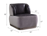 Antique Slate and Grey Accent Chair B062P209152