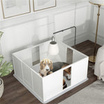 ZUN Dog Whelping Box/Dog house/Pet Playpen 23486227