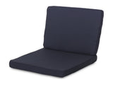 CAROLINA CLUB CHAIR CUSHION SET, BACK CUSHION AND SEAT CUSHION, NAVY, SET OF 4 N775P270176N