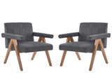 Poppy Fabric Dining ArmChair N776P202652D