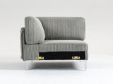 Modular Sectional Sofa Corner Seat,Middle Seat Module Couch,Gray W3098P257000