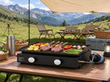 22.4" Commercial Countertop Gas Griddle, Heavy Duty Manual Flat Top with Non-Stick Plate & H-Shaped 37938080