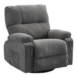 ZUN Recliner chair,360 degree rotating swing single sofa chair, equipped with soft cushion and backrest, W1521P265833