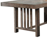 ZUN Classic Stye Dining Table 1pc Distressed Light Brown Finish Wood Rustic Design Dining Furniture B01163632