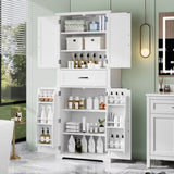 Bathroom Storage Cabinet with Multi-Functional Storage Space, Drawer with Slide Rails, Adjustable N759P241667K