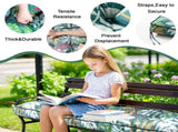 Outdoor Bench Cushion, 63 20 4 Inch, Tufted Waterproof Swing Cushion with Ties, for Patio Bench 50597367