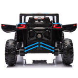 ZUN 12V Ride On Car with Remote Control,UTV ride on for kid,3-Point Safety Harness, Music Player W1396126989