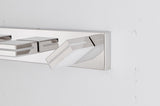 ZUN Modern Chrome LED Vanity Light, 7-Lights Wall Sconce for Bathroom and Mirror, Sleek Minimalist W1340P248803