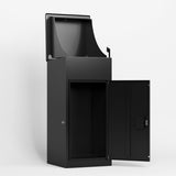 Package Delivery Box for Outside Lock 16.7"L*16.8"W*36.4"H, Heavy-Duty Steel Package Drop Box 46470300