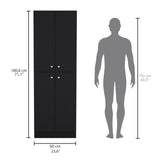 Lynch Kitchen Pantry Storage Cabinet 71" Height, With 4 Doors, 5 Adjustable Shelves, Freestanding B070P188841