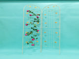 4 Pack Metal Garden Trellis 86.7" x 19.7" Rustproof Trellis for Climbing Plants Outdoor Flower W1586135968