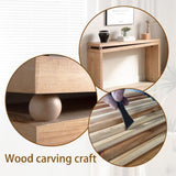 Narrow table, Slim entryway table, Small space sofa table, 52 inch Hallway table, Wood W2729P270749